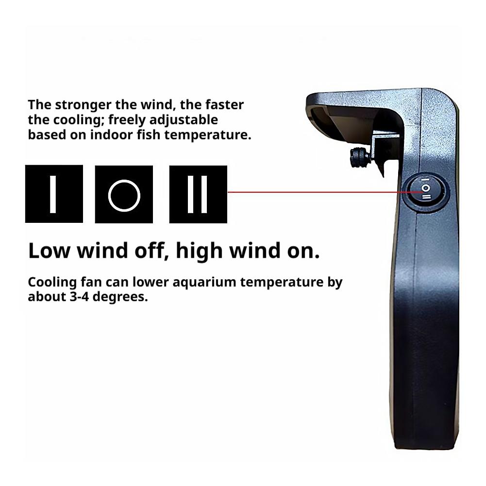 Aquarium Cooling Fan Mini Clip - Marine Aquarium Mini 评论和价格
