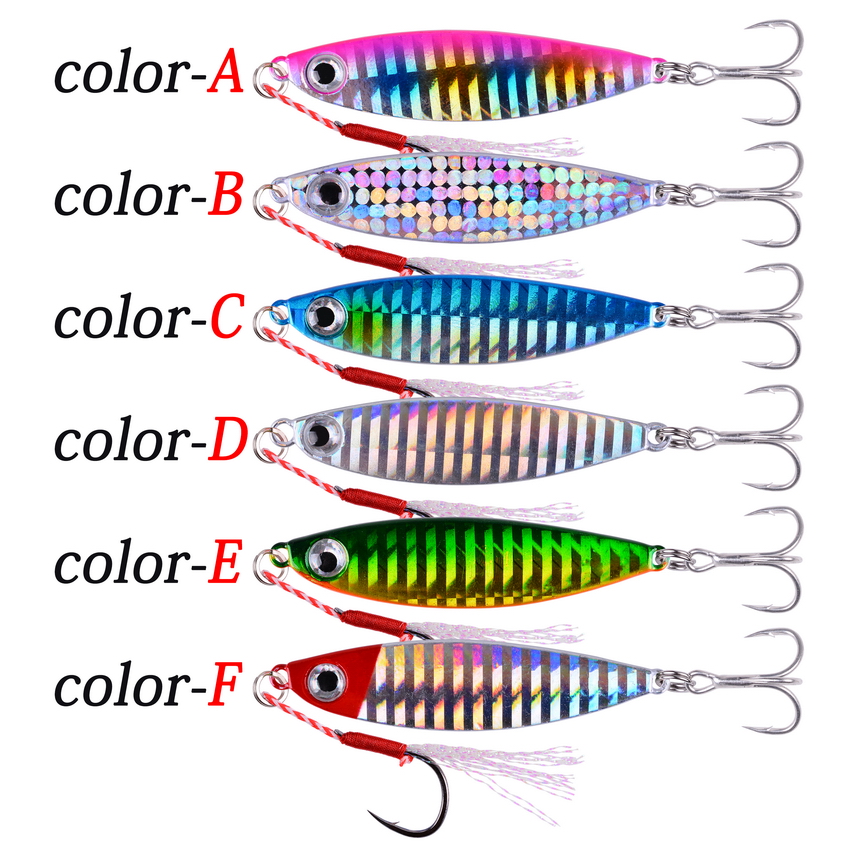 1pc Metal Jig Fishing Lure Sea - Marine Salt Mix 评论和价格