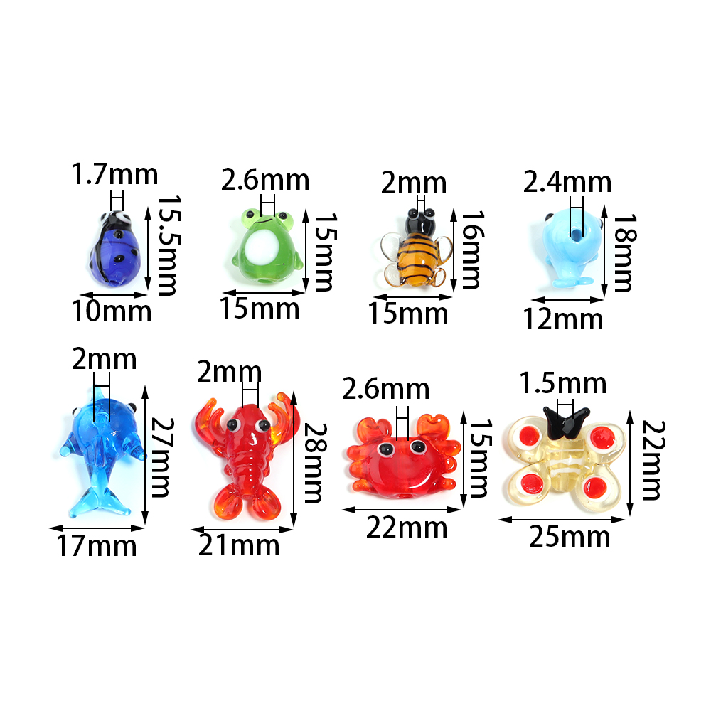 2Pcs Glass Pendant Marine Anim - Marine Aquarium Mini 评论和价格