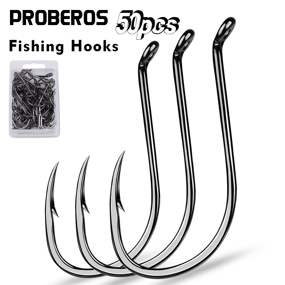 PROBEROS 50pcs Barbed Fishing  - Marine Salt Mix 评论和价格