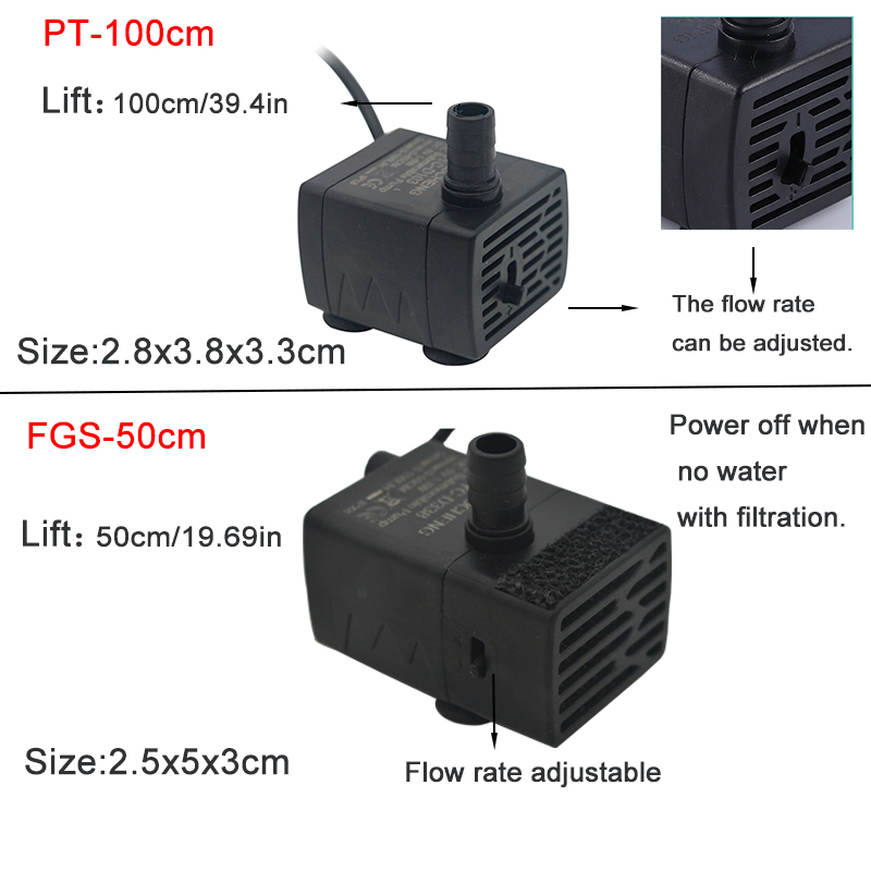 Ultra Quiet USB Aquarium Fish  - Marine Aquarium Mini 评论和价格