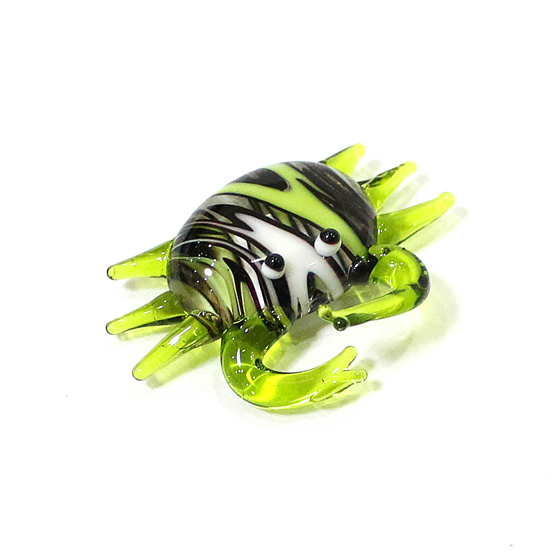 Handmade Cute Mini Glass Crab  - Marine Aquarium Mini 评论和价格