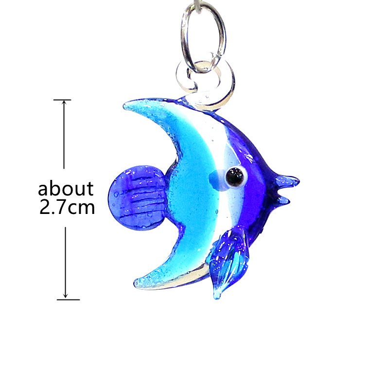 2pcs Mini Fish Glass Pendant C - Marine Aquarium Mini 评论和价格